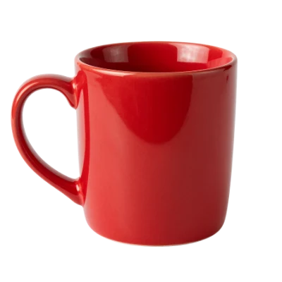 Red Ceramic Coffee Mug