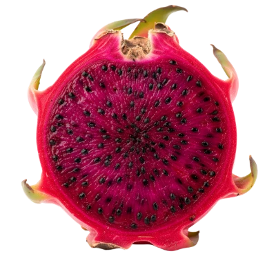 Red Dragon Fruit Half
