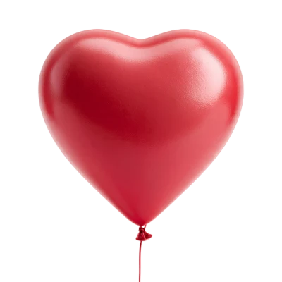Red Heart Balloon