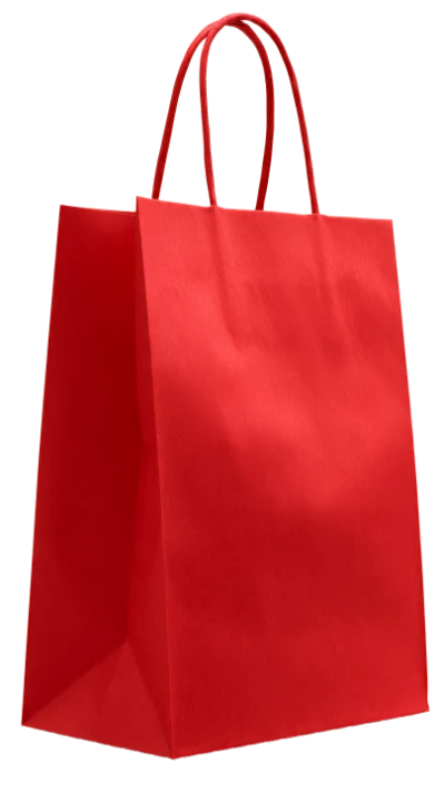 Red Paper Shopping Bag