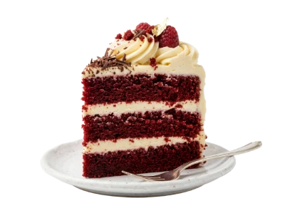 Red Velvet Cake Slice
