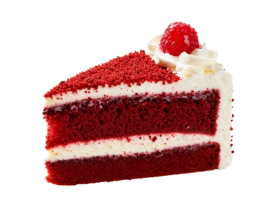 Red Velvet Cake Slice
