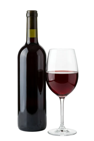 Red Wine Bottle Glass