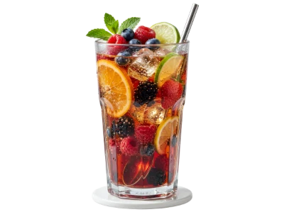 Refreshing Berry Fruit Cocktail