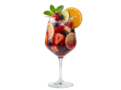 Refreshing Fruit Sangria Cocktail