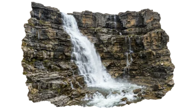 Rocky Mountain Waterfall