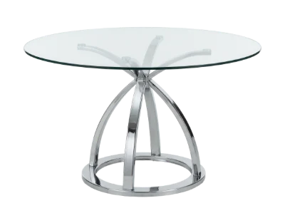 Round Glass Dining Table
