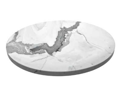 Round Marble Serving Board