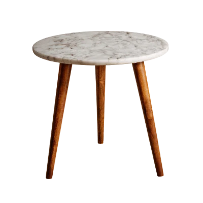 Round Marble Side Table