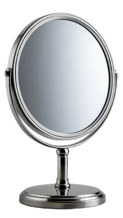 Round Tabletop Makeup Mirror