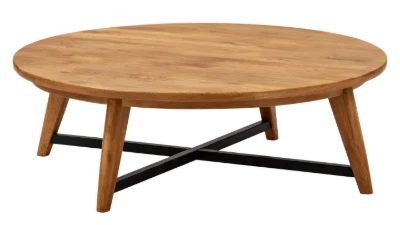 Round Wooden Coffee Table