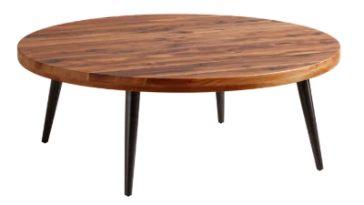 Round Wooden Coffee Table