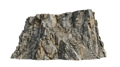 Rugged Mountain Rock Formation