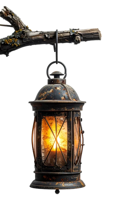 Rustic Hanging Lantern