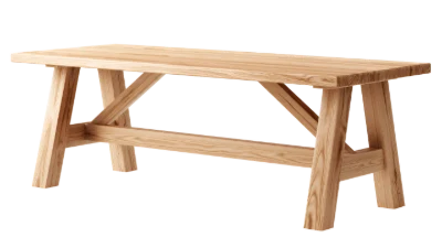 Rustic Wooden Bench