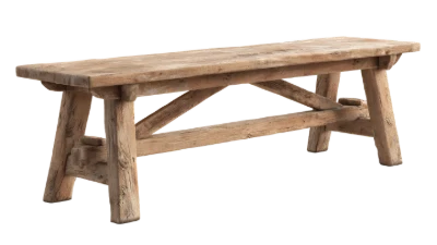 Rustic Wooden Bench