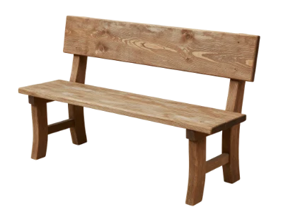 Rustic Wooden Bench