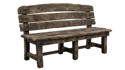 Rustic Wooden Bench