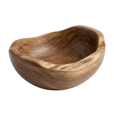Rustic Wooden Bowl