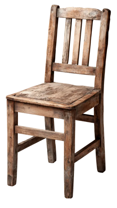 Rustic Wooden Chair