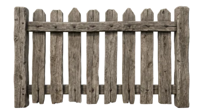 Rustic Wooden Fence