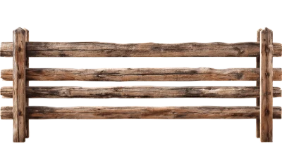 Rustic Wooden Fence