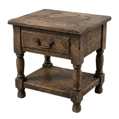 Rustic Wooden Nightstand