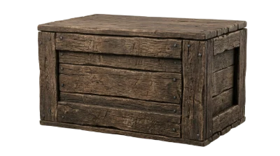 Rustic Wooden Storage Chest