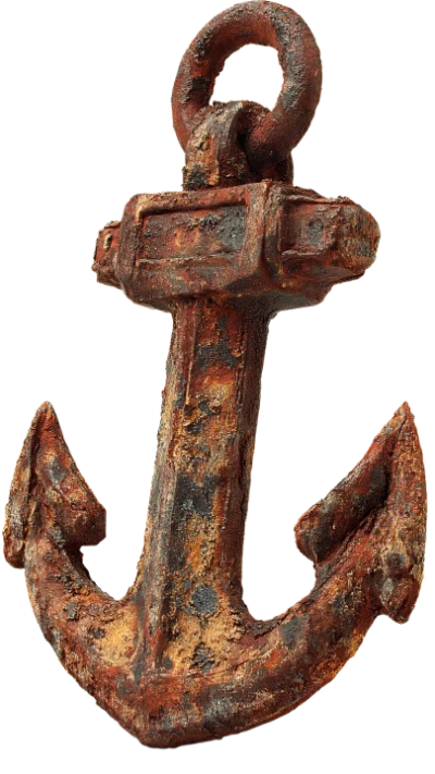 Rusty Metal Anchor