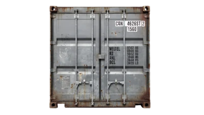 Rusty Metal Shipping Container