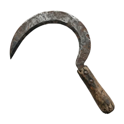 Rusty Metal Sickle