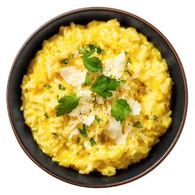 Saffron Risotto With Parmesan