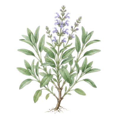 Sage Herb Illustration