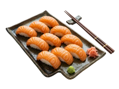 Salmon Nigiri Sushi Platter