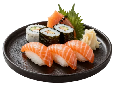 Salmon Sushi Platter