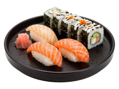 Salmon Sushi Platter