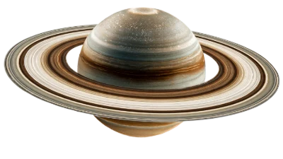 Saturn Planet 3D Render