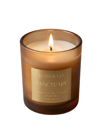 Scented Glass Candle