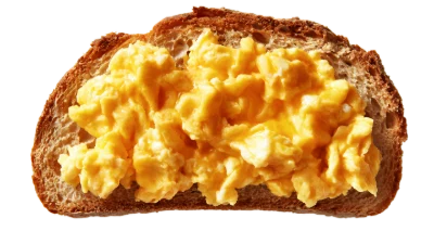 Scrambled Eggs On Toast