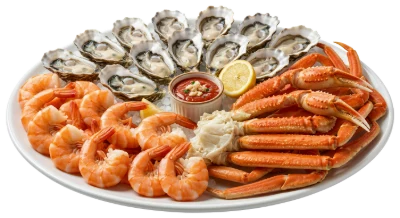 Seafood Platter With Oysters