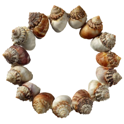 Seashell Circle Frame