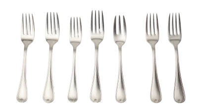 Set Of Silver Forks