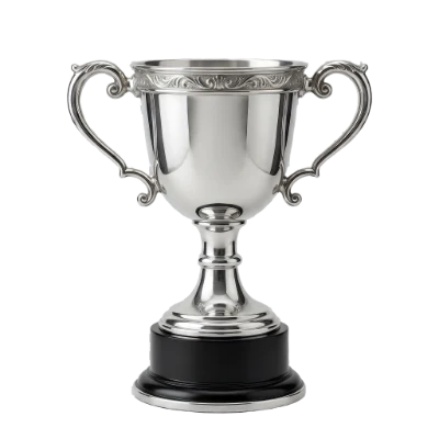 Silver Winner Trophy Cup