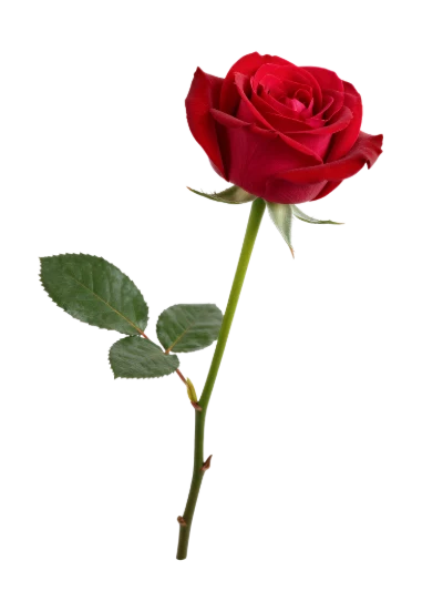 Single Red Rose