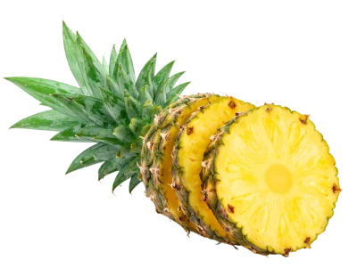 Sliced Fresh Pineapple