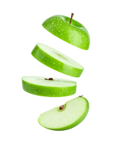 Sliced Green Apple
