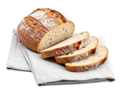 Sliced Sourdough Bread Loaf