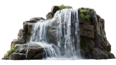 Small Rocky Waterfall