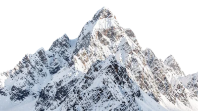 Snowy Mountain Peak