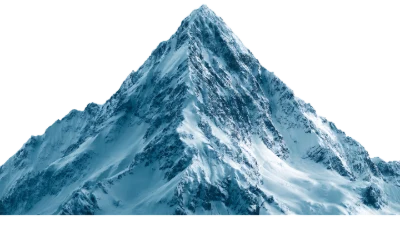 Snowy Mountain Peak